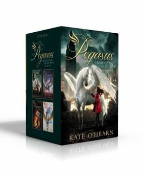 Hardcover The Pegasus High-Flying Collection Books 1-4: The Flame of Olympus; Olympus at War; The New Olympians; The Origins of Olympus Book