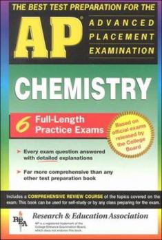 Paperback AP Chemistry (Rea) - The Best Test Prep for the Advanced Placement Exam Book