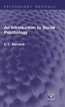 Hardcover An Introduction to Social Psychology Book