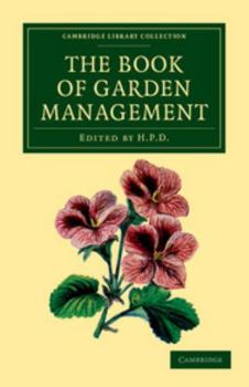 Paperback The Book of Garden Management Book
