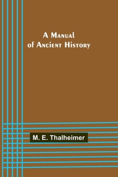 Paperback A Manual of Ancient History Book