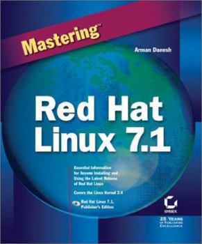 Paperback Mastering Red Hat Linux 7.1 [With CDROM] Book