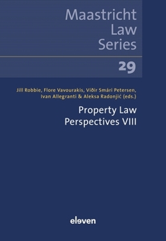 Paperback Property Law Perspectives VIII: Volume 29 Book