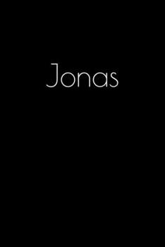 Paperback Jonas: Notebook / Journal / Diary - 6 x 9 inches (15,24 x 22,86 cm), 150 pages. Personalized for Jonas. Book
