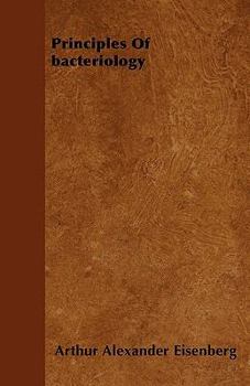 Paperback Principles Of bacteriology Book