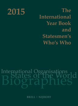 Hardcover The International Year Book and Statesmen's Who's Who 2015 Book