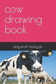 Paperback cow drawing book