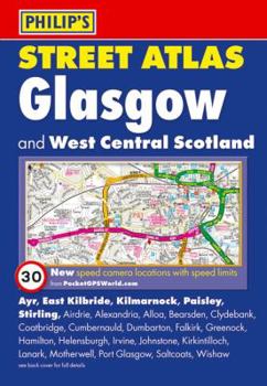 Paperback Philip's Street Atlas Glasgow and West Central Scotland Book