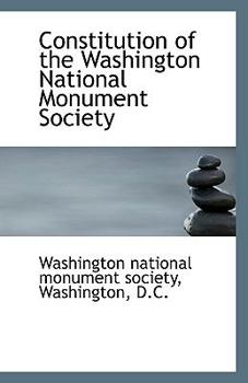Paperback Constitution of the Washington National Monument Society Book