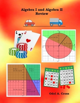 Paperback Algebra I and Algebra II Review Book