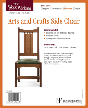 Misc. Supplies Arts and Crafts Side Chair Book