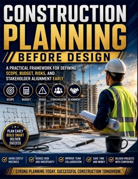 Paperback Construction Planning Before Design: A Practical Framework for Defining Scope, Budget, Risks, and Stakeholder Alignment Early Book