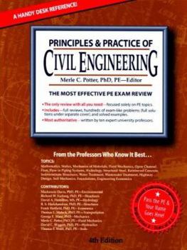 Hardcover Principles and Practice of Civil Engineering Review Book