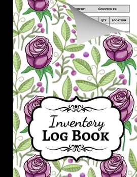 Paperback Inventory Log Book: Ledger / Keeper / Accounting / Tracking Sheets / Record / Tracking Book / Organizer Book