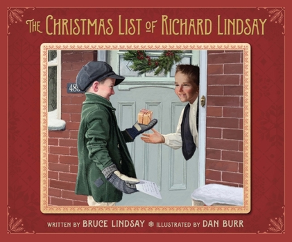 Hardcover The Christmas List of Richard Lindsay Book