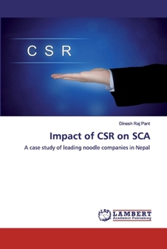 Paperback Impact of CSR on SCA Book