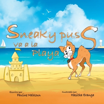 Paperback Sneaky Puss Goes to the Beach (Spanish Edition) [Spanish] Book