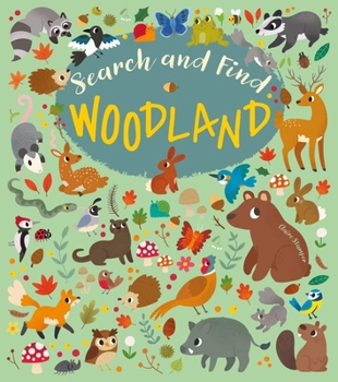 Paperback Search and Find: Woodland Book