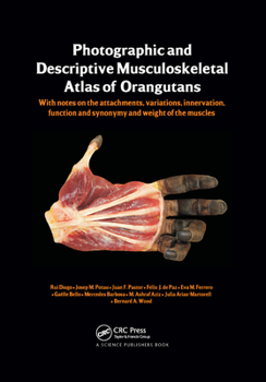 Paperback Photographic and Descriptive Musculoskeletal Atlas of Orangutans: With Notes on the Attachments, Variations, Innervations, Function and Synonymy and W Book