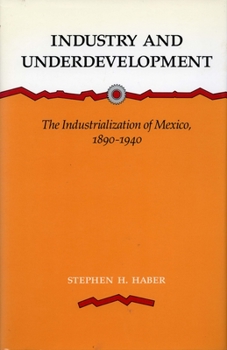 Hardcover Industry and Underdevelopment: The Industrialization of Mexico, 1890-1940 Book