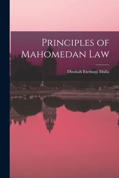 Paperback Principles of Mahomedan Law Book