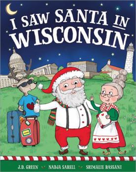 Hardcover I Saw Santa in Wisconsin Book