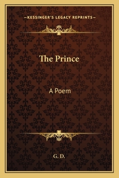 Paperback The Prince: A Poem Book