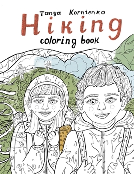 Paperback Hiking: Coloring Book
