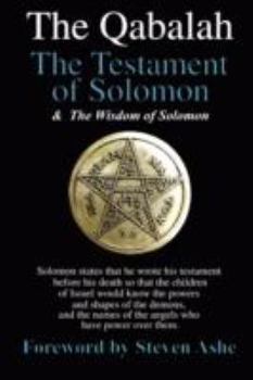 Paperback Qabalah - The Testament of Solomon - The Wisdom of Solomon Book