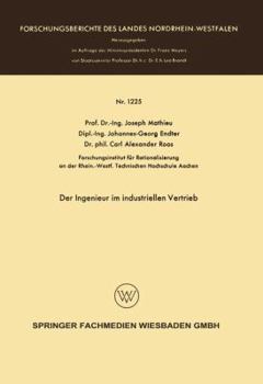 Paperback Der Ingenieur Im Industriellen Vertrieb [German] Book