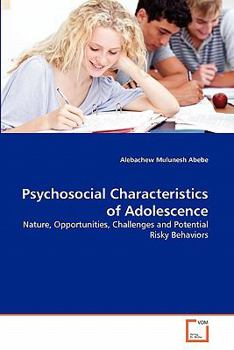 Paperback Psychosocial Characteristics of Adolescence Book