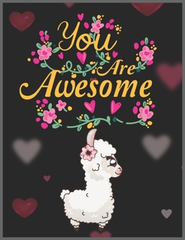 Paperback You are Awesome: Llama Alpaca Planner & Calendar, Daily Weekly Planner with Monthly quick-view/over view with 2020 Planner Book