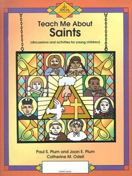 Paperback Teach Me about Saints: Discussions and Activities for Young Children Book