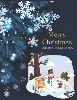 Paperback Merry Christmas Coloring Book For Kids: Christmas Activity Book.Includes-Coloring, Matching, Mazes, Drawing, Crosswords, Color By Number And Recipes b Book