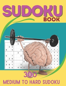 Paperback Sudoku Book: Medium to Hard Sudoku Puzzles book for adults and kids with Solutions Book [Large Print] Book