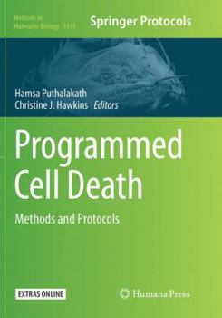 Paperback Programmed Cell Death: Methods and Protocols Book