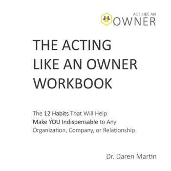 Paperback The Acting Like an Owner Workbook Book