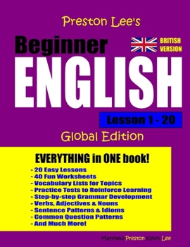Preston Lee's Beginner English Lesson 1 - 20 for Taiwanese