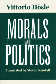 Hardcover Morals and Politics Book