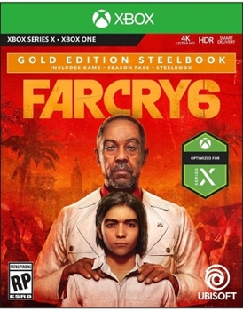 Video Game Far Cry 6 Gold Steelbook Edition (Xb1/Xbo) Book