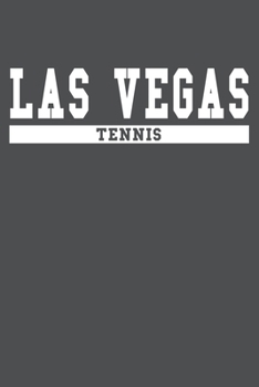 Las Vegas Tennis: American Campus Sport Lined Journal Notebook