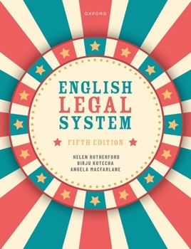 Paperback English Legal System Book