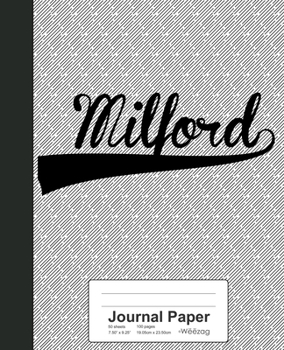 Paperback Journal Paper: MILFORD Notebook Book