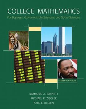 Hardcover College Math for Business, Economics, Life Sciences & Social Sciences Book