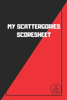 Paperback MY Scattergories Score sheet Book