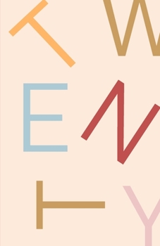 Twenty: Planner 2020 / Diary / Agenda (January until December), 2-page MONTHLY & WEEKLY layouts + notes for SIMPLY ORGANIZING YOUR DAYS, light pastel pink cover