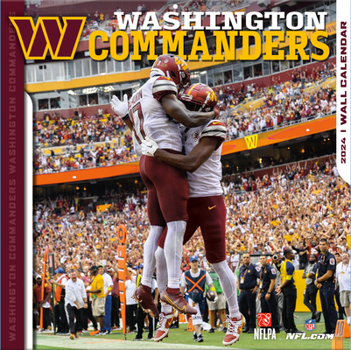 Calendar Washington Commanders 2024 12x12 Team Wall Calendar Book