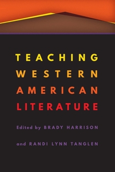 Paperback Teaching Western American Literature Book