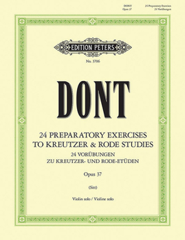 Paperback 24 Preparatory Exercises to the Kreutzer and Rode Studies Op. 37 for Violin Book