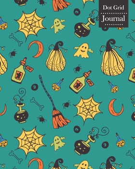 Paperback Dot Grid Journal: Notebook Planner with Halloween Party Themed Cover Design Book